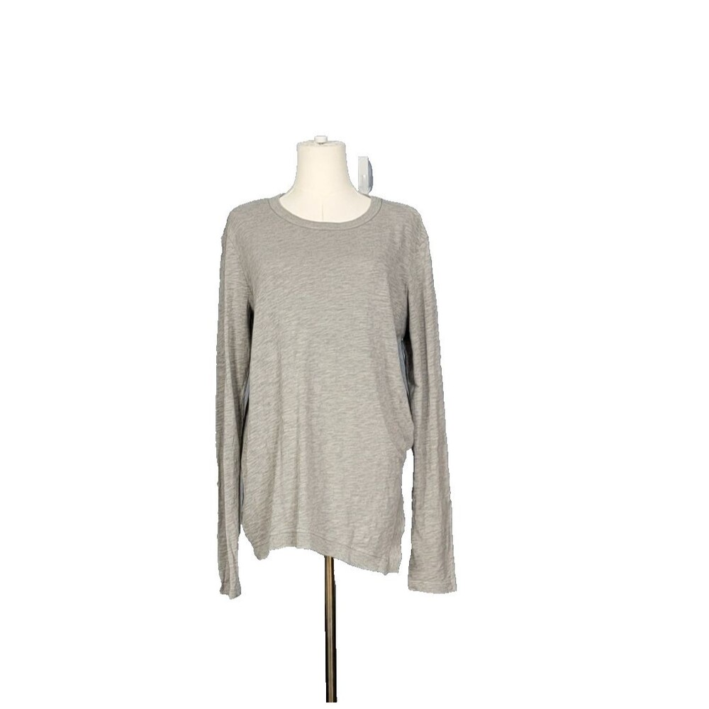 Wilt Tee Size M Soft Breathable Slub Signature Knit New Tunic Gray Cotton Blend